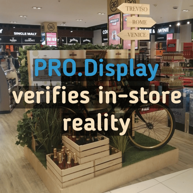 PRO.Display verifies in-store reality